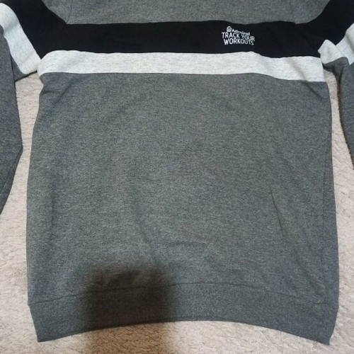 Admiral sweatshirt used, white and grey, size XXL