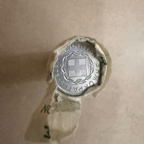 Coin rolls 20 lepta 1978 like new, 2 pieces