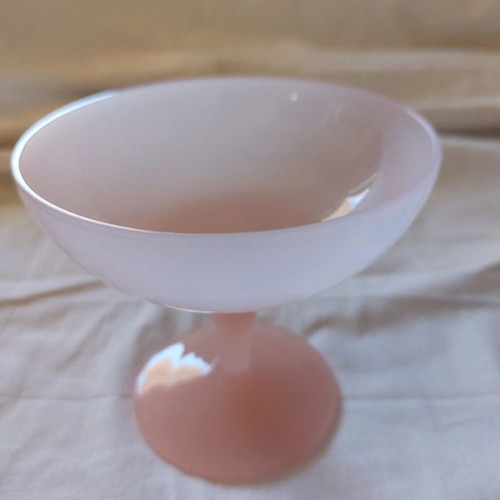 Opaline chocolate bowls used, pack of 2, vintage 11×12 cm