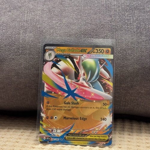 Mega Gallade ex Chaos Rising Pokemon TCG card new