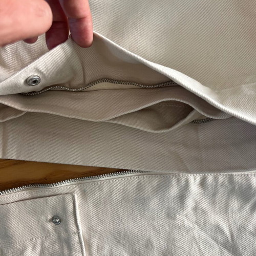 Zara men's cargo bermuda shorts with detachable legs 2 in 1, size 46, beige