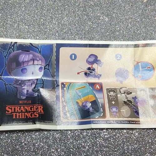Stranger Things Kinder Joy paper insert Funko Pop