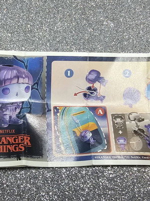 Stranger Things Kinder Joy paper insert Funko Pop