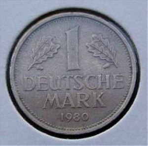 1 ΜΑΡΚΟ ΓΕΡΜΑΝΙΑΣ 1980 G - GERMANY - 1 Deutsche Mark 1980 G (Federal Eagle of Germany)
