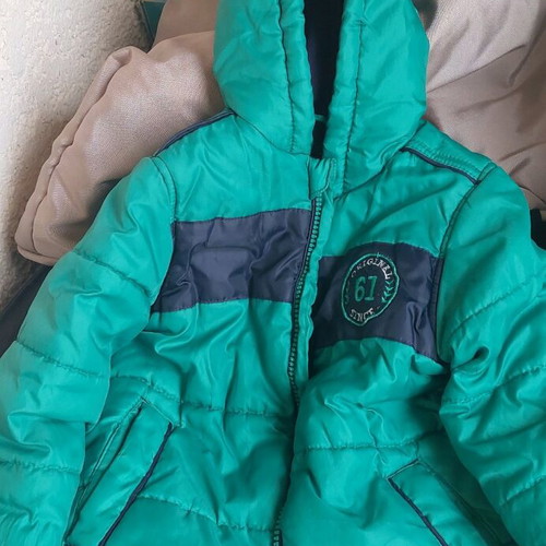 Green jackets used, 18-24 months, Mothercare and Old Navy