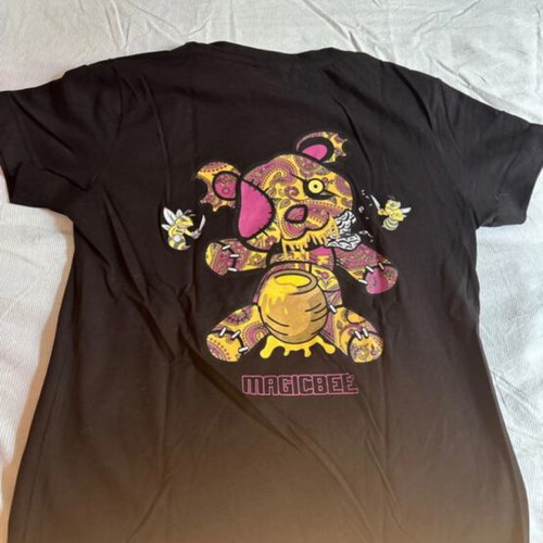 Magic Bee T-shirt, black, XS