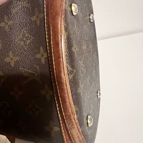 Louis Vuitton vintage handbag used, beige brown