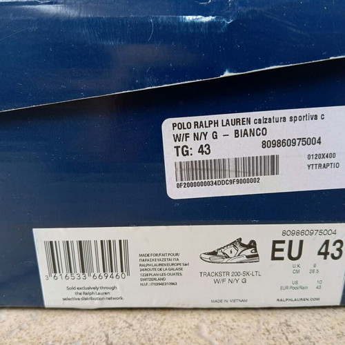 Polo Ralph Lauren Trackster 200 sneakers size 43 like new