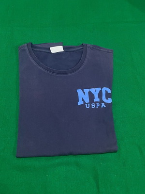 USPA Tee μεταχειρισμένο, μπλε, μέγεθος XS με NYC print