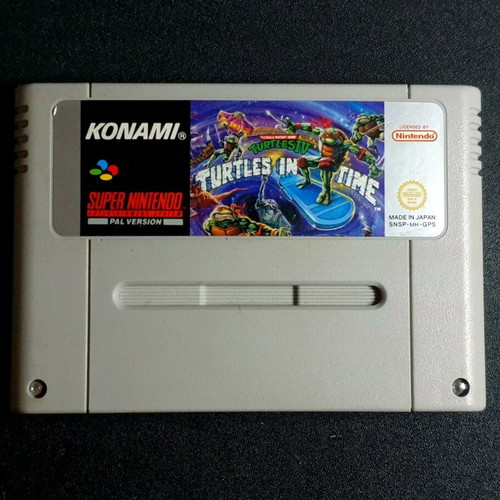 Turtles in Time Super Nintendo game used