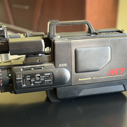 Panasonic M7 video camera used, battery included, condition unknown