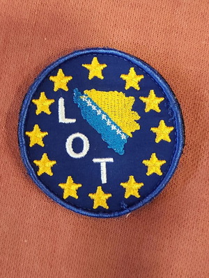 Greek LOT Observer Patch Bosnia and Herzegovina 2004