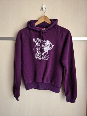 Hoodie Target μωβ μεταχειρισμένο, μέγεθος S με animal print