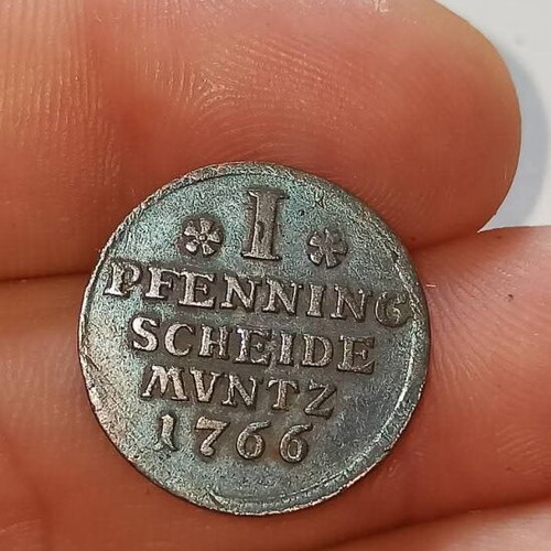 1 pfennig coin Brunswick Germany like new