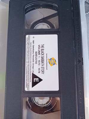 Black Sabbath VHS like new