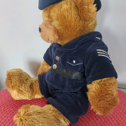Harrods Collectible Plush Teddy Bear Police Officer Costume like new