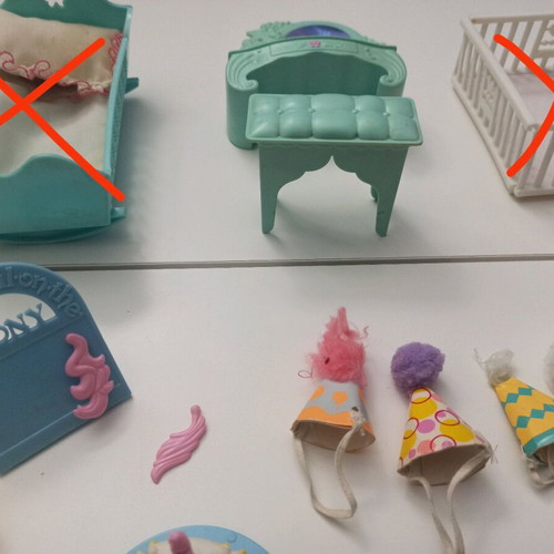 My Little Pony vintage used various pieces and accessories