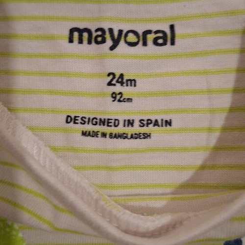 Mayoral Cotton Sleeveless Shirt 24m like new