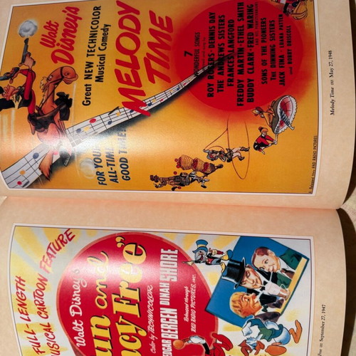 Disney Poster Book volume like new, posters from Disney movies
