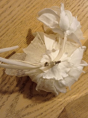 Boutonniere Pin White Flower Used