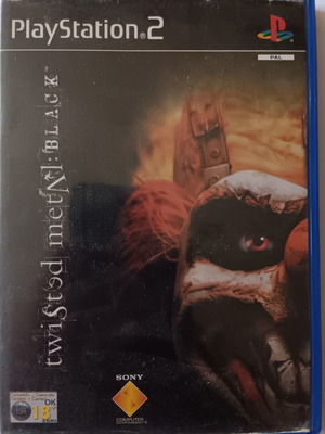 Twisted Metal Black PS2 game used with manual