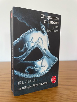 French book El James Cinquante nuances plus sombre used