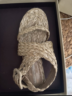Stella McCartney sandals like new, beige, size 38