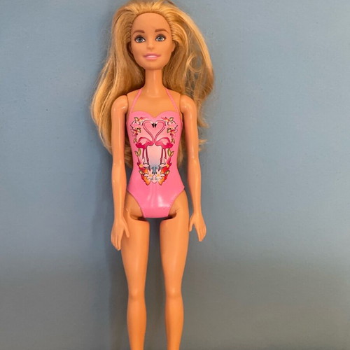 Barbie Mattel 2016 like new with handmade dress