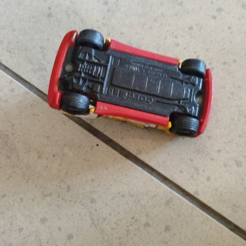 Vintage toy car from the seventies