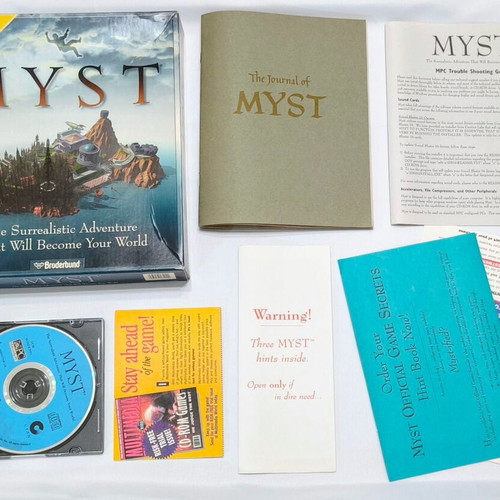 Myst PC περιπέτεια μεταχειρισμένο, Big Box, Broderbund