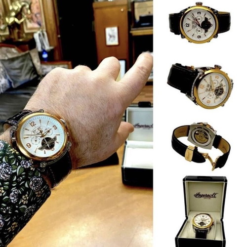 Ingersoll automatic watch new 46mm with date and luminous feature