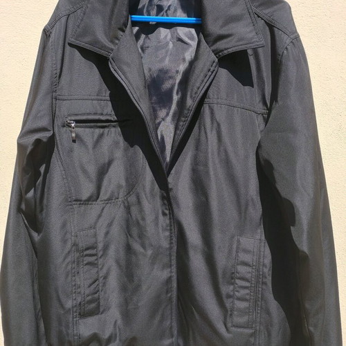 Spring autumn jacket black, like new, size XL