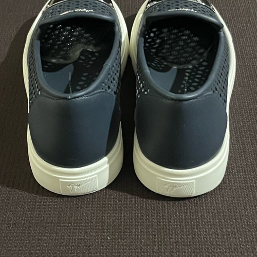Giuseppe Zanotti Slip-on Leather Sneakers size 40 like new, dark blue