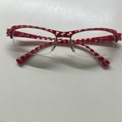 Alain Mikli eyeglasses like new, red