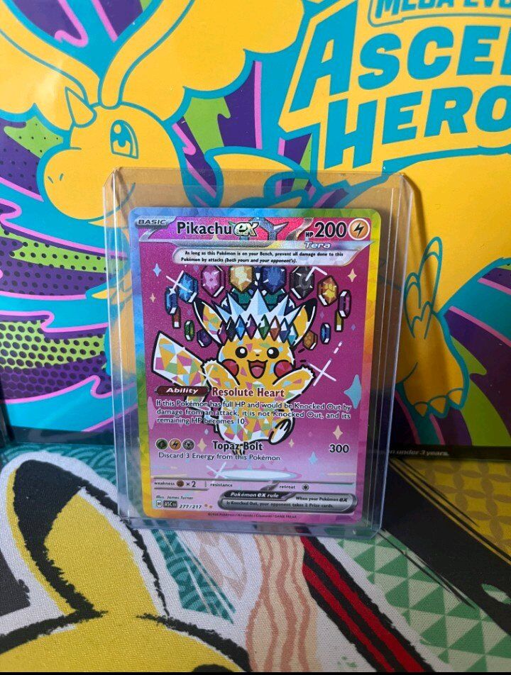 Pikachu EX 277/217 Ascended Heroes new… - € 464,00 - Vendora.cy