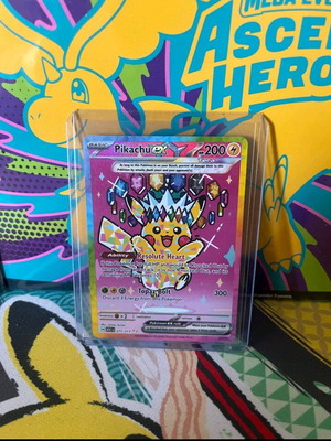 Pikachu EX 277/217 Ascended Heroes new Full Art NM/MT