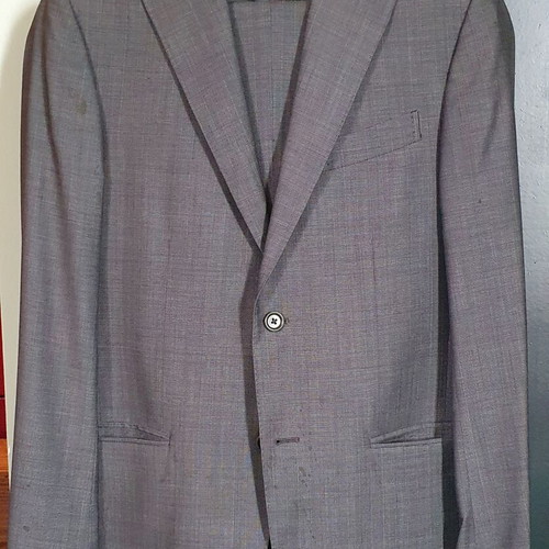 Massimo Dutti suit grey like new, Super 130's wool, size M