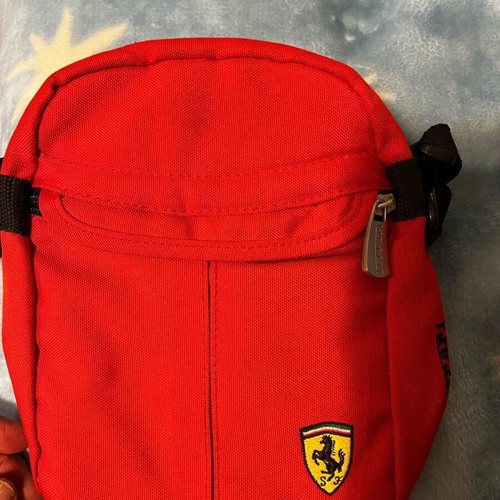 Ferrari crossbody bag red like new