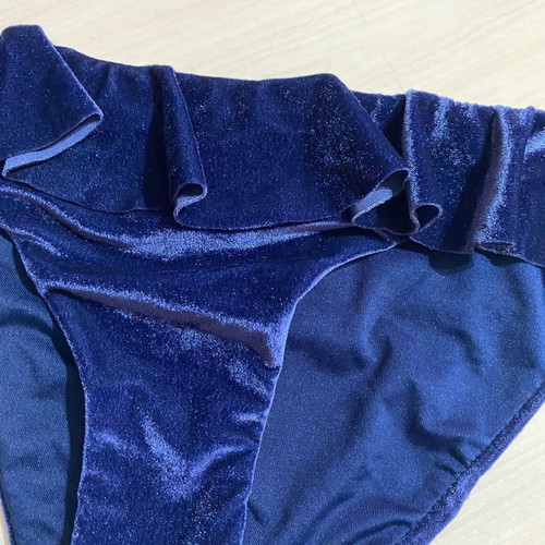 Calzedonia velvet swimsuit new, blue, size S