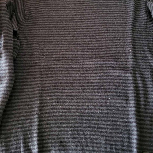 Trussardi Jean's wool striped sweater like new, size L gray