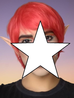 Anime κόκκινη cosplay περούκα μεταχειρισμένη