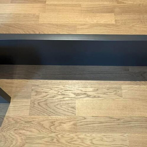 Lacquer shelf new, anthracite, 1.50 m, Sofa-Sofa.gr Paltoglou