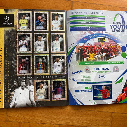 2023-24 Topps Uefa Champions League άλμπουμ σαν καινούργιο, συμπληρωμένο
