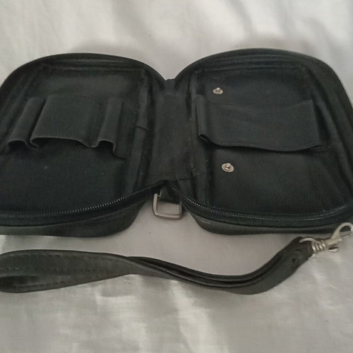 Leather pipe bag used for 4 pipes and accessories