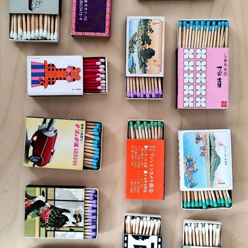 Foreign matchboxes used, collection of 32 pieces from 60s-80s