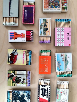 Foreign matchboxes used, collection of 32 pieces from 60s-80s