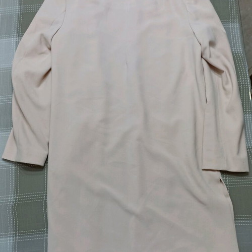Women's long collarless jacket H&M like new, soft salmon color