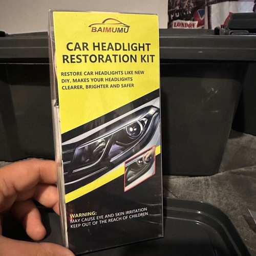 Headlight cleaning kit new