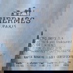  !Hermes μεταξωτό φουλάρι καινούριο με κάρτα αλλαγης 1 μήνα!