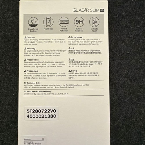 Spigen Glas.tR Slim Tempered Glass for iPhone 14 Pro Max new